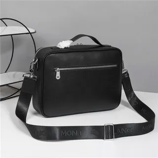Montblanc Meisterstück Bolsa crossbody preta estruturada 17