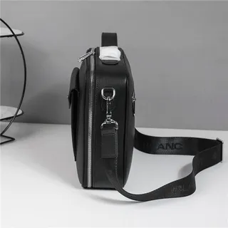 Montblanc Meisterstück Bolsa crossbody preta estruturada 18
