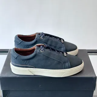 حذاء رياضي أسلوب حياة جلد بحبيبات بحري low-top