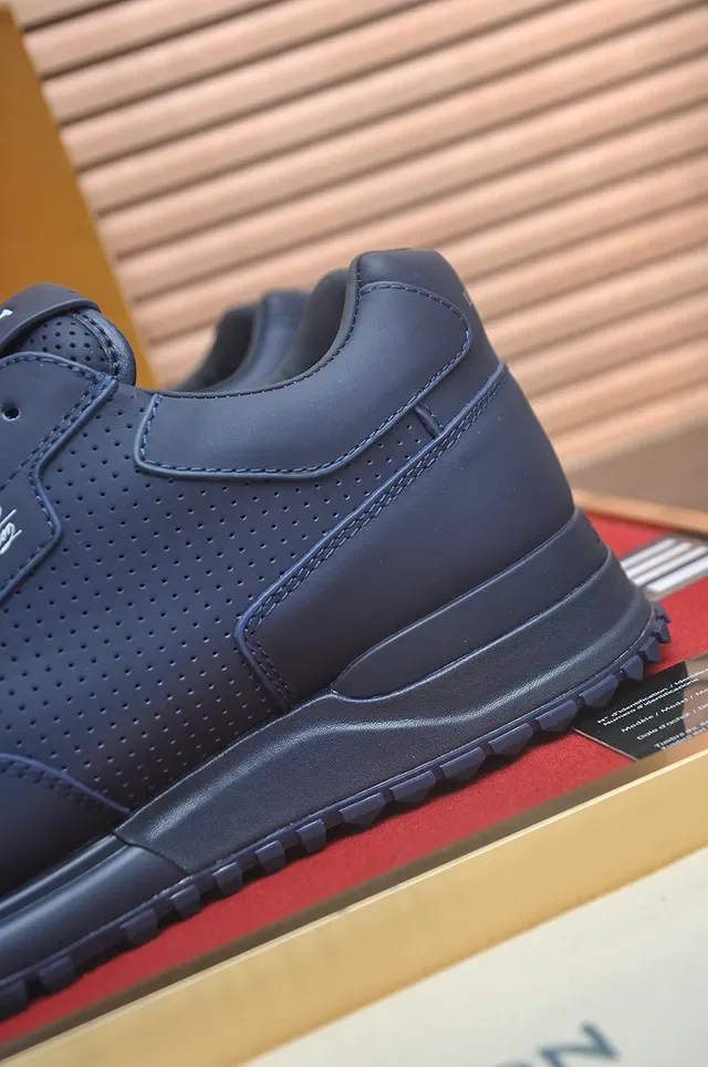 Navy Perforated Upper Lifestyle Sneaker 2