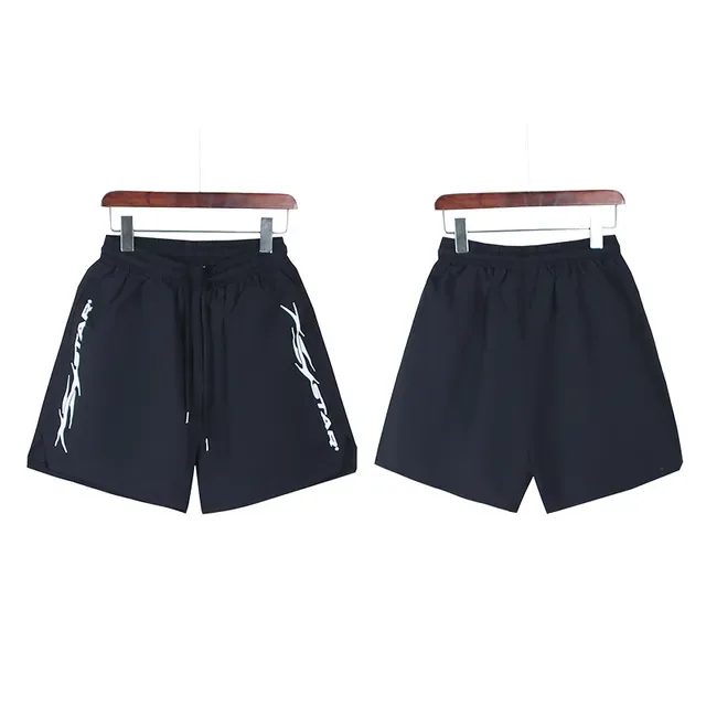 Shorts Navy White de cintura elástica con cordón 4
