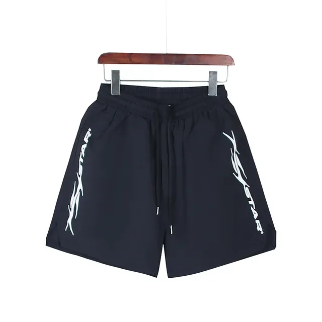 Shorts Navy White de cintura elástica con cordón 5