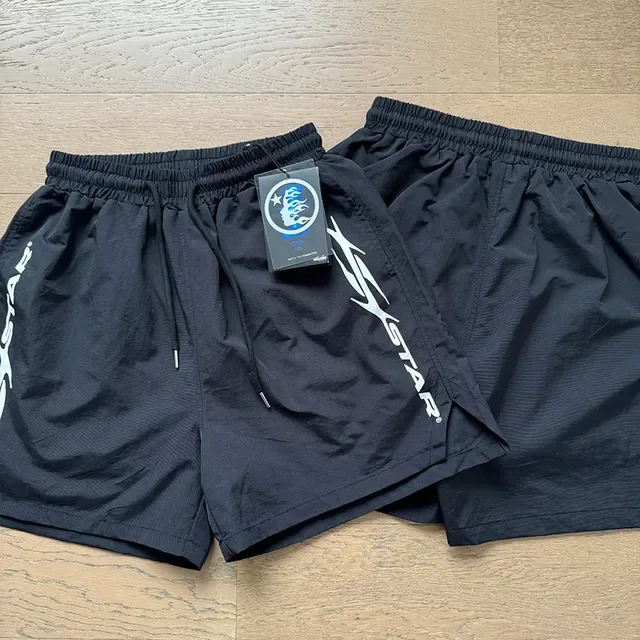 Shorts Navy White de cintura elástica con cordón 7