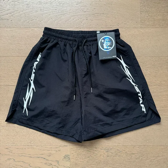 Shorts Navy White de cintura elástica con cordón 8