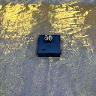 Polished Spherical Minimalist Metallic Ring