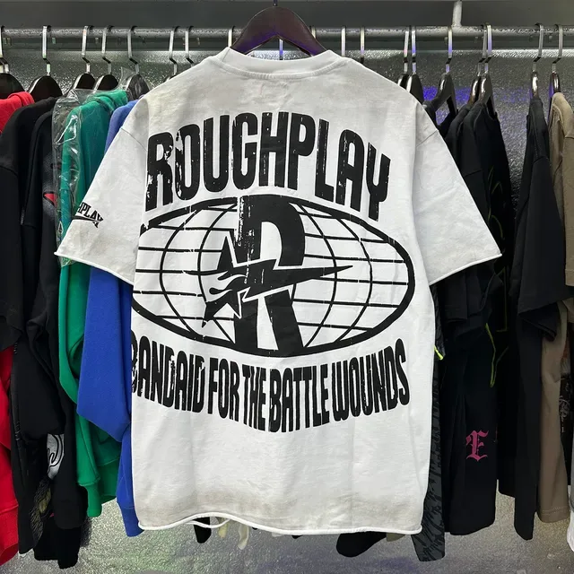 Camiseta oversized gráfica ROUGH I Love Rough Play 5