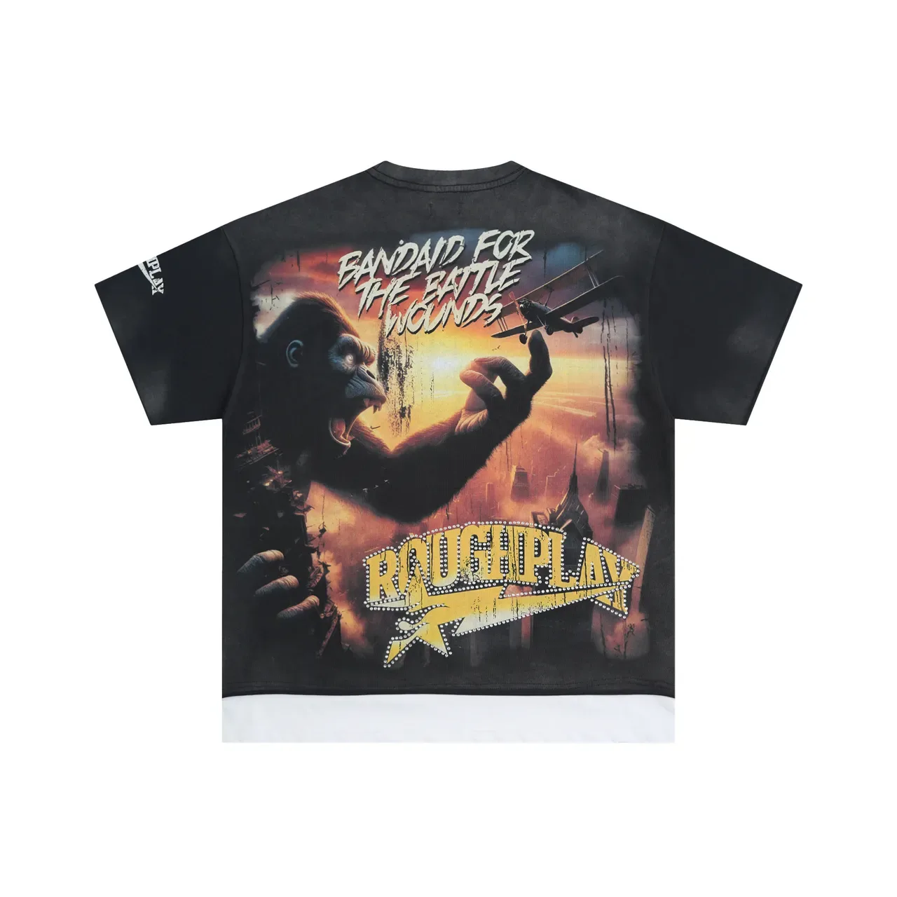 Rough Play Graphic-Print Cropped T-Shirt 3