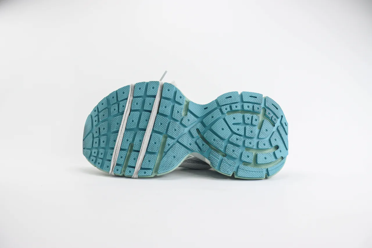 Silver Teal Purple Chunky Sneaker 4