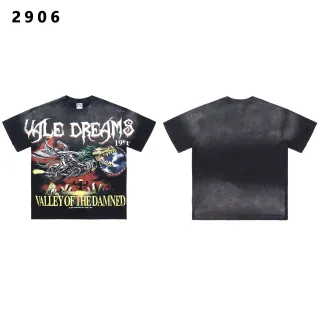 Camiseta gráfica de lavado ácido Vale Valley of the Damned