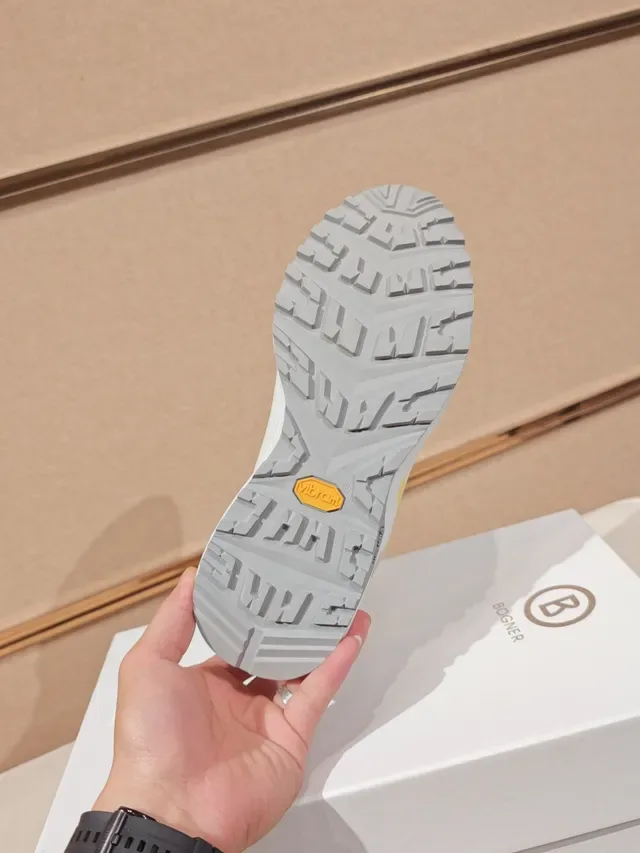 White and Yellow Monogram Logo Lifestyle Sneaker 2