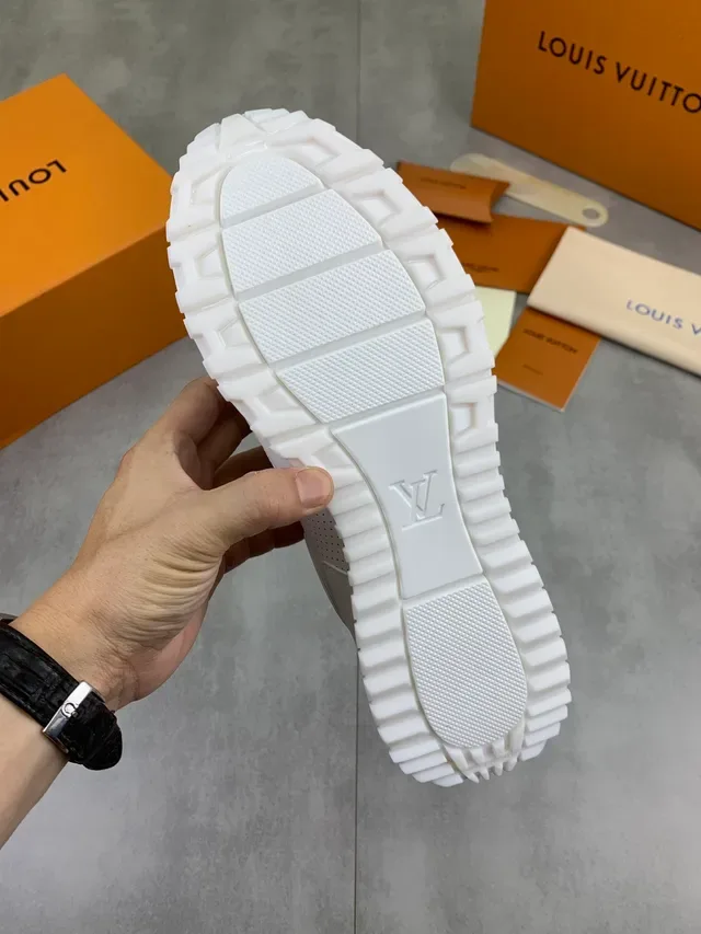 White Perforated Leather Low-Top Lifestyle Sneaker 3