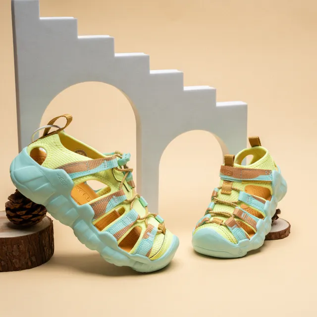 Yellow Orange Gray Kids Casual Sandals 16