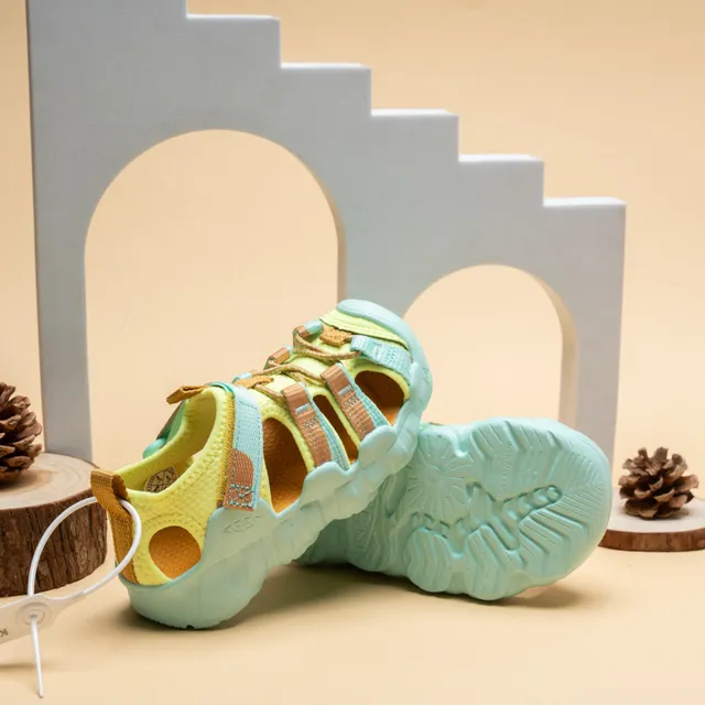 Yellow Orange Gray Kids Casual Sandals 19
