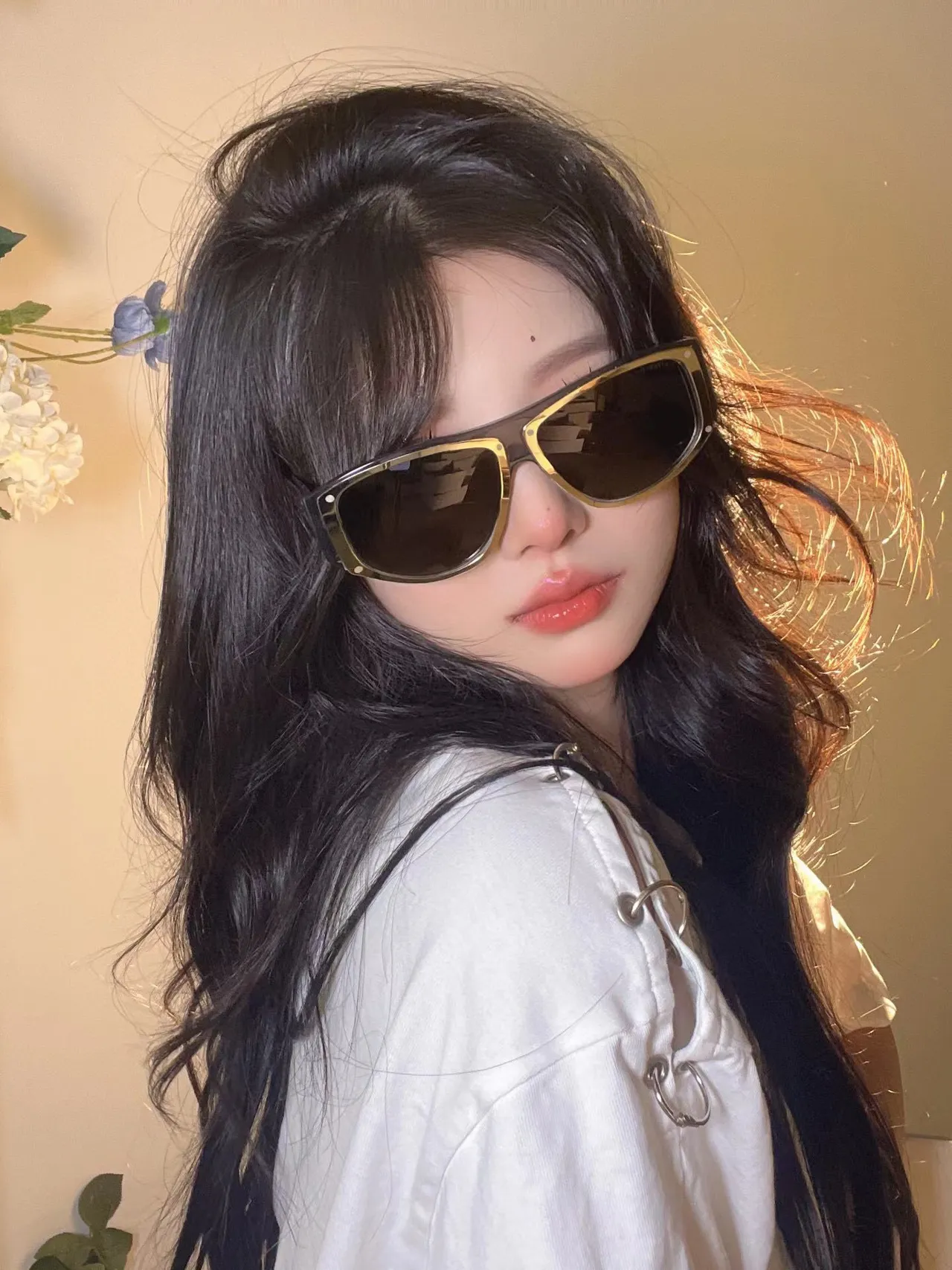 Givenchy GV 7177/S Noir/Gris Lunettes de soleil oversize bouclier 6