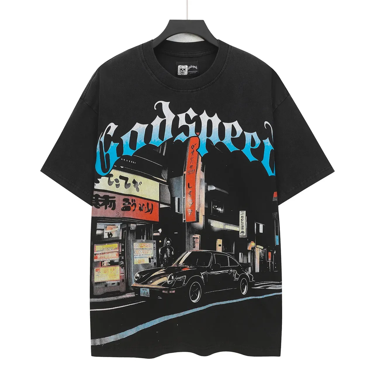 Camiseta oversized Godspeed con estampado gráfico 2