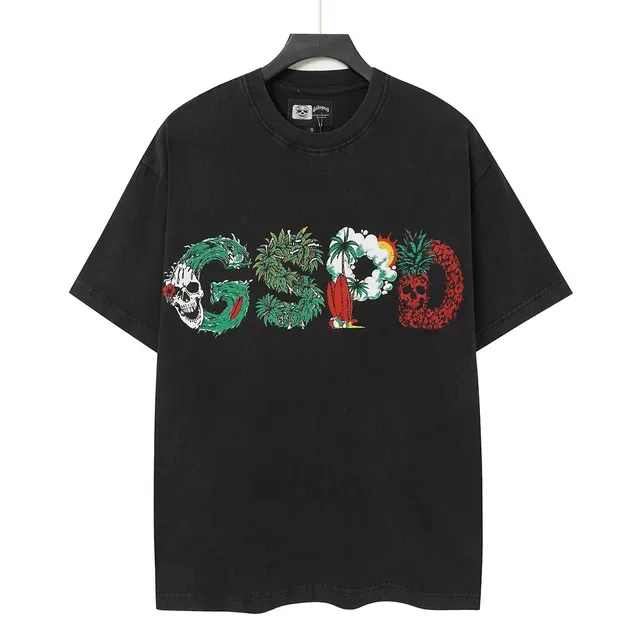 T-shirt oversize Godspeed GSPD graphique vagues 3