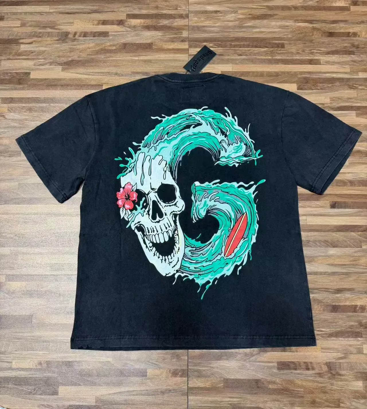 T-shirt oversize Godspeed GSPD graphique vagues 6