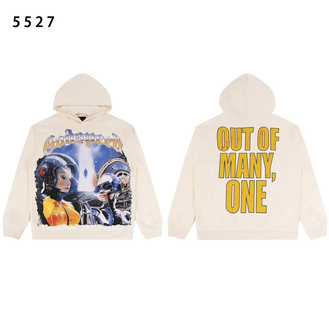 هودي Godspeed Out of Many, One جرافيك مدسترس 2