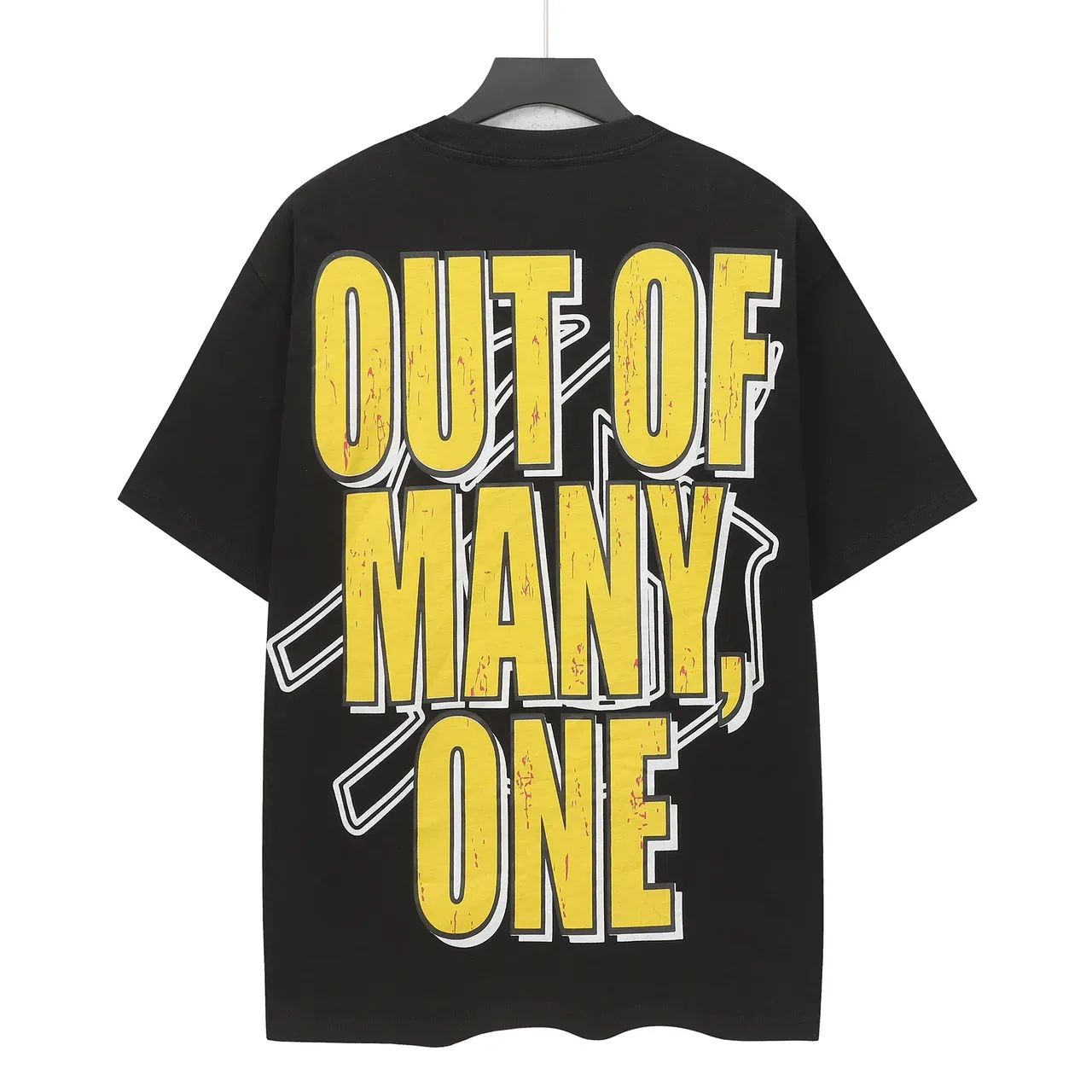 Godspeed Oversized Graphic Print Black T-Shirt 3