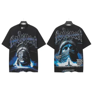 Godspeed Worship Ritual Statue of Liberty Graphic T-Shirt