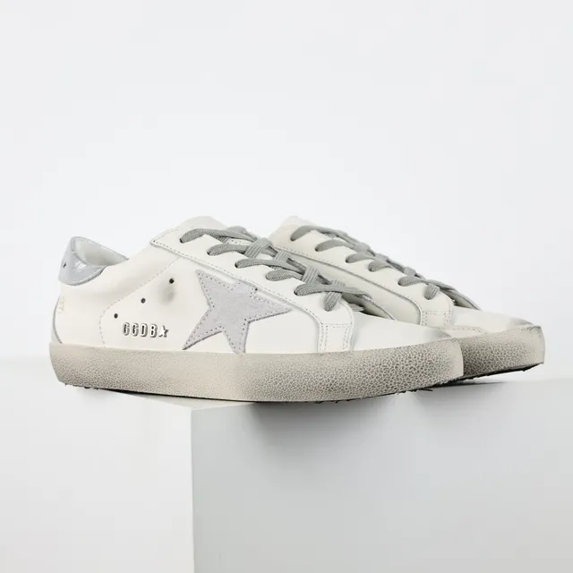Golden Goose Super-Star Off-White ডিস্ট্রেসড চামড়া লাইফস্টাইল स्निकार্স 3