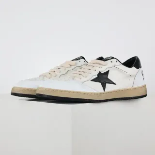 Golden Goose Super-Star Tênis Lifestyle Branco e Preto Estrela