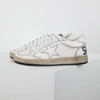 Golden Goose Super-Star White Star Outline tênis lifestyle
