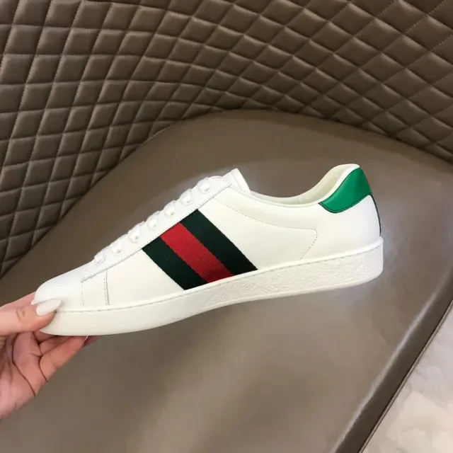 Gucci Ace Bear Embroidered Web Stripe Lifestyle Sneakers 2