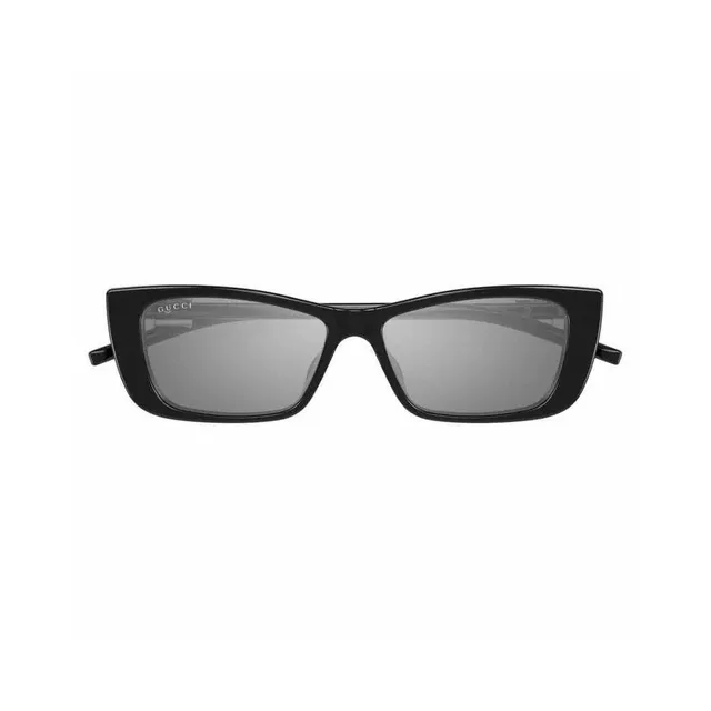Gucci Brown Black Square Cat-Eye Tortoiseshell Acetate Sunglasses 5