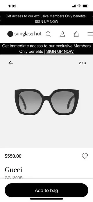 Gucci GG1300S Oversized Tortoiseshell and Green Sunglasses 2