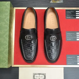 مكاسين Gucci Horsebit 1955 أسود GG Monogram