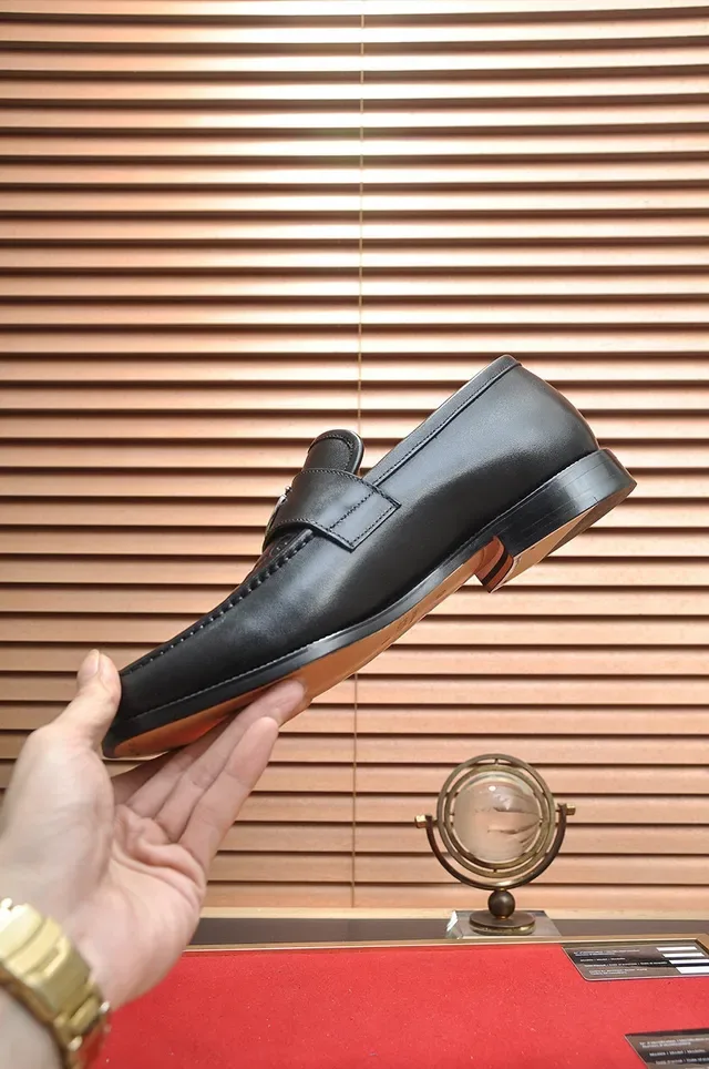 Gucci Horsebit 1955 Black GG Monogram Loafers 6
