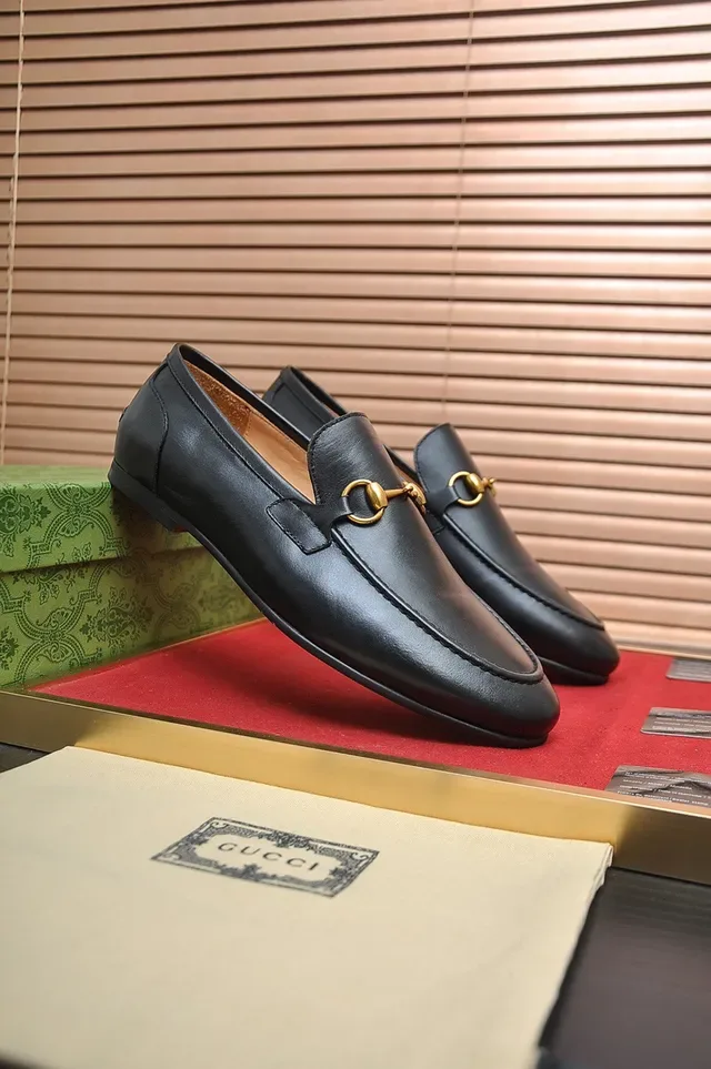 Gucci Horsebit 1955 Black Leather Horsebit Buckle Loafer 3
