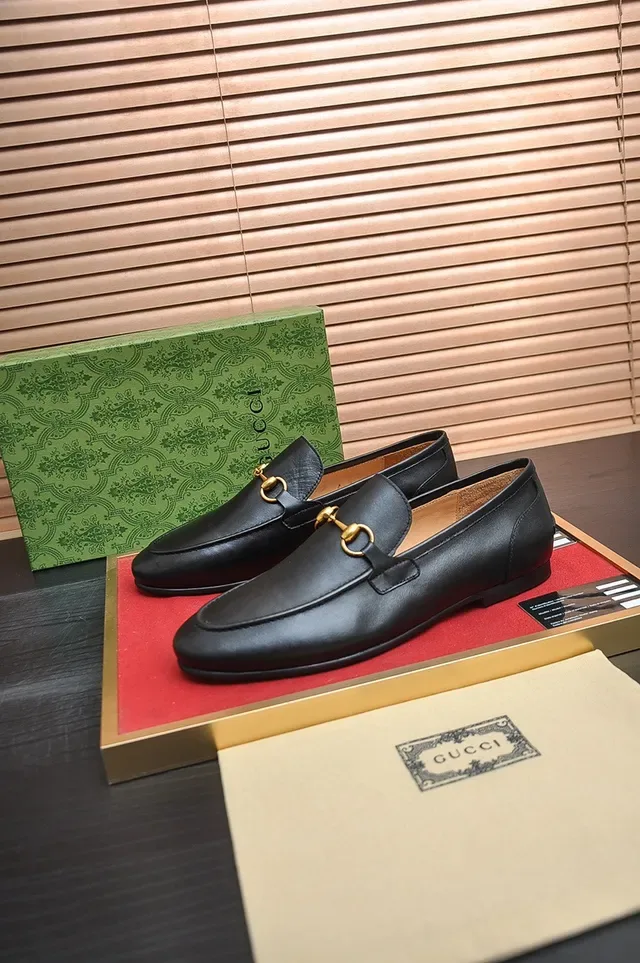 Gucci Horsebit 1955 Black Leather Horsebit Buckle Loafer 4
