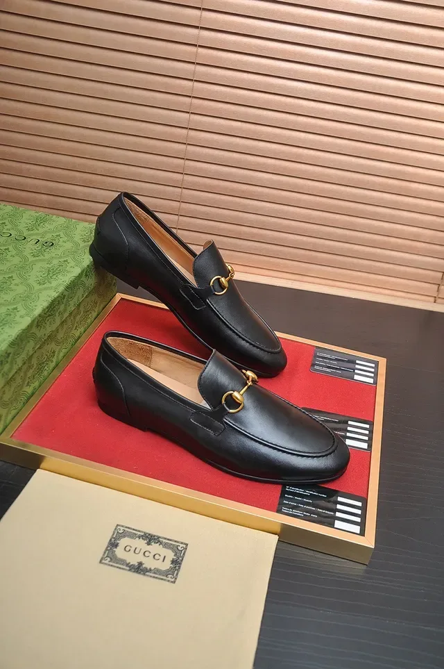Gucci Horsebit 1955 Black Leather Horsebit Buckle Loafer 5
