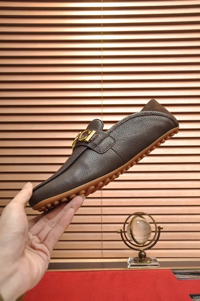 Gucci Horsebit 1955 Mocassins Marron Cuir Grainé 7
