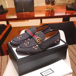 Gucci Horsebit 1955 GG Monogram Mickey Mouse 乐福鞋