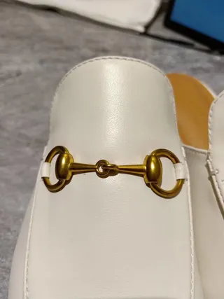 Gucci Horsebit 1955 cuir blanc Horsebit loafer 2
