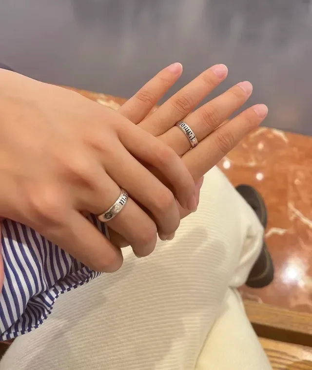 Gucci Maison de Gucci Anéis de Prata Sterling Gravados 3