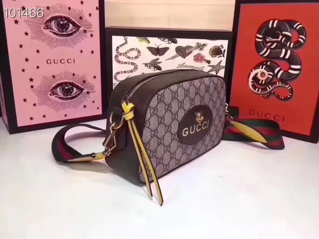 Gucci Ophidia বেইজ বার্গন্ডি GG Supreme ক্যানভাস চামড়া সজ্জা ক্রসবডি ব্যাগ 15