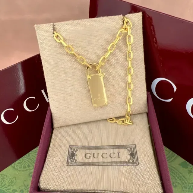 Gucci Padlock Silver Chain Bracelet 4