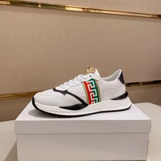 Gucci Rhyton 白黑绿红希腊钥匙生活运动鞋
