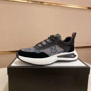 Gucci Screener GG Monogram Black and Blue zapatillas lifestyle