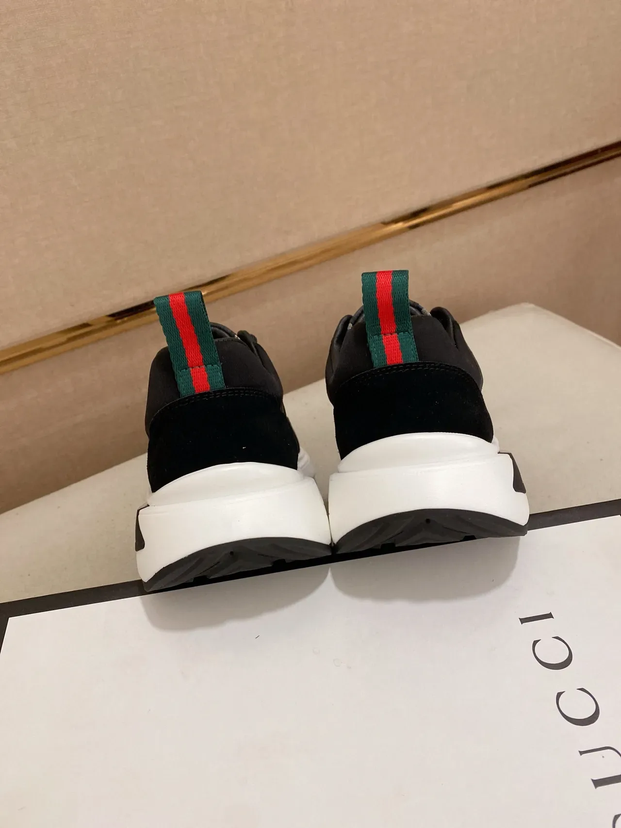 Gucci Screener GG Monogram Black and Blue sneakers lifestyle 8