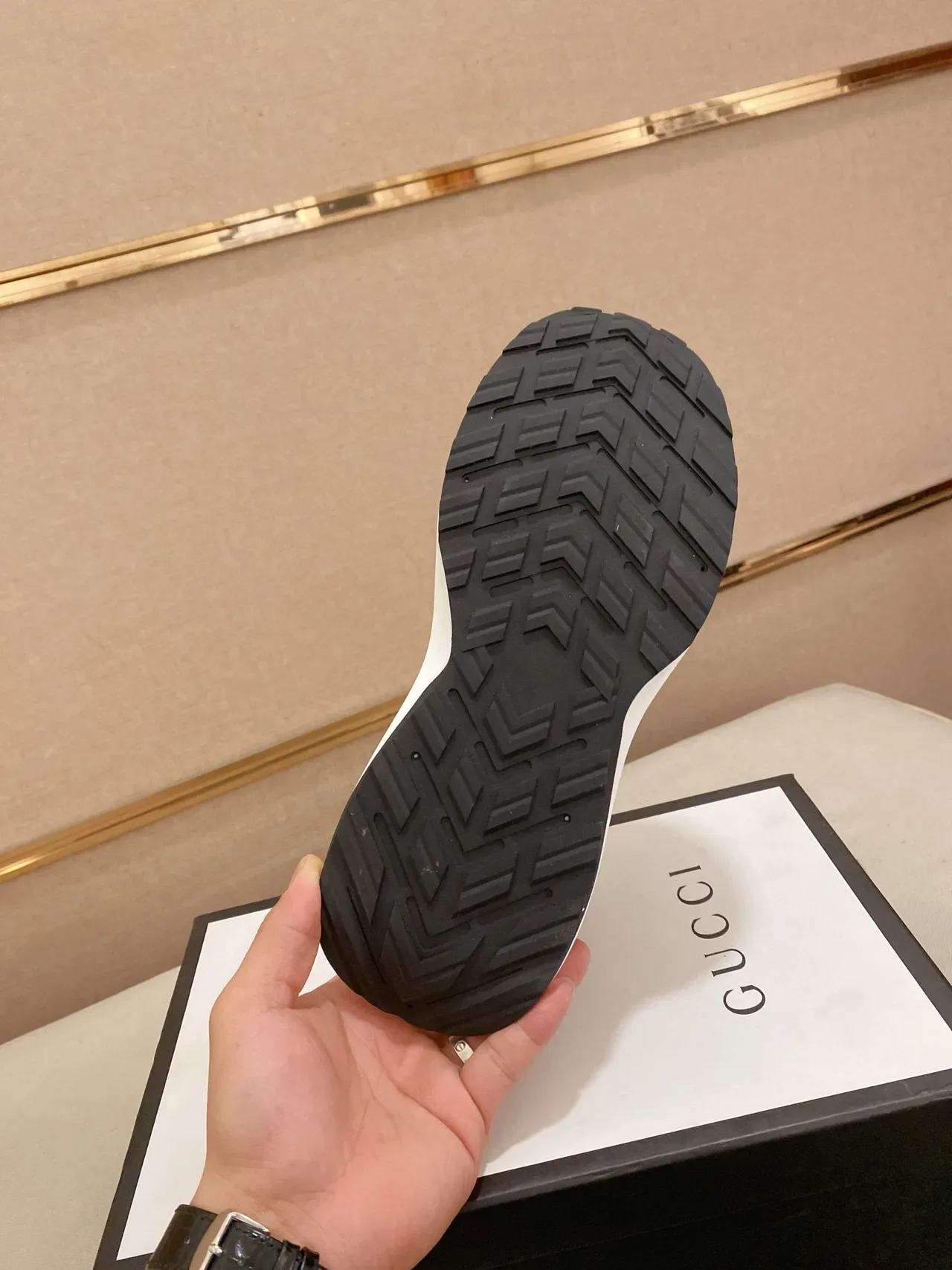 Gucci Screener GG Monogram Black and Blue sneakers lifestyle 9