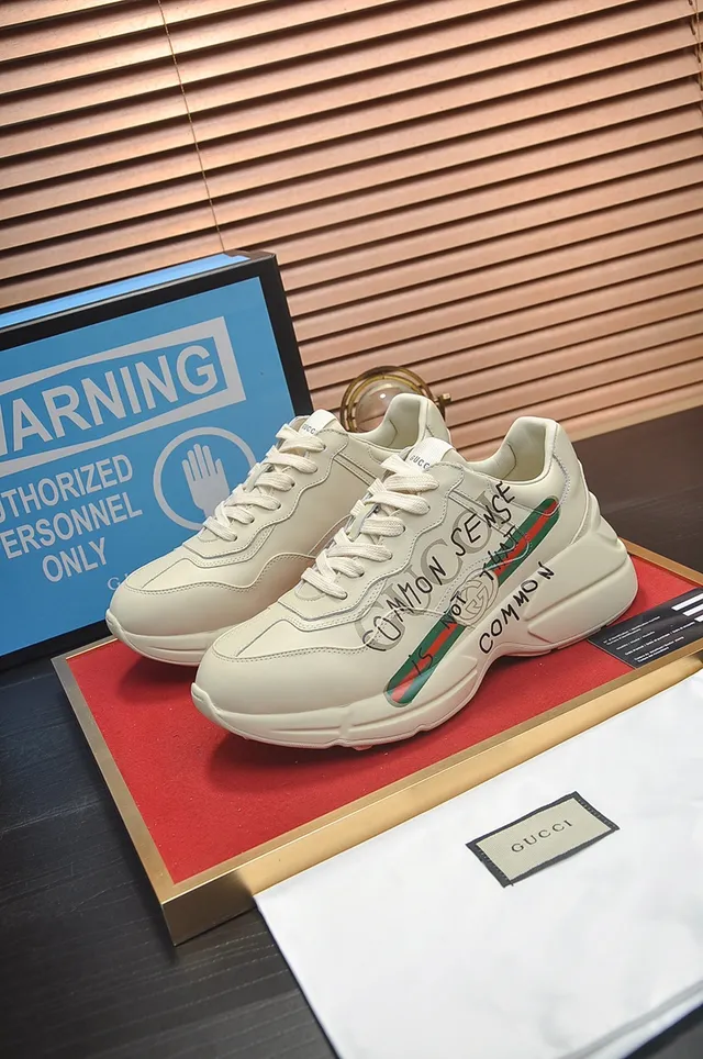 Gucci Screener Off-White baskets épaisses 4