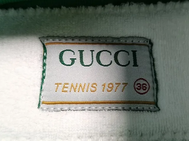 Gucci Tennis 1977 Blanc Vert Rouge Rayures Web Sneakers Lifestyle 15