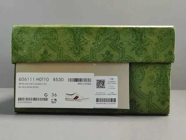 Gucci Tennis 1977 Blanc Vert Rouge Rayures Web Sneakers Lifestyle 18