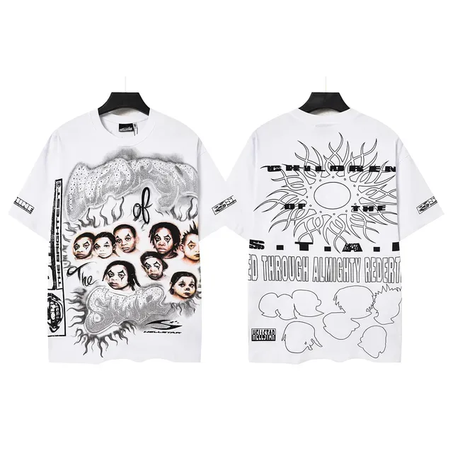 Hellstar Children of the Night Graphic Print White T-Shirt 2