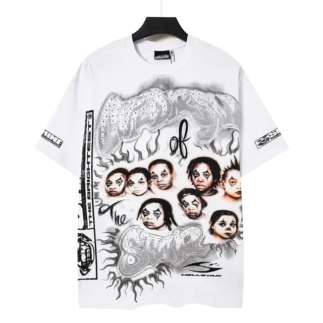 Hellstar Children of the Night Graphic Print White T-Shirt 3